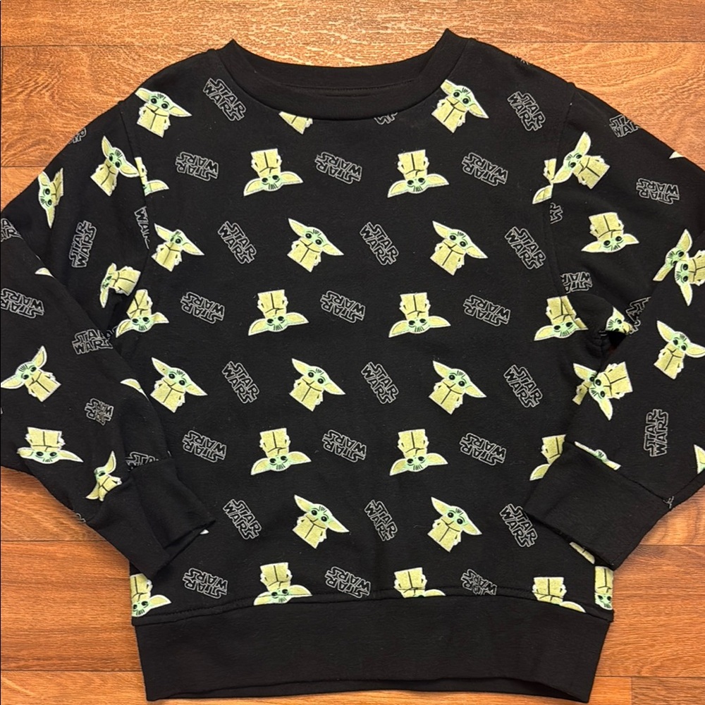 EUC Boys Star Wars Crew Sweater Sz S